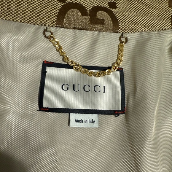 Gucci Jumbo GG Canvas Jacket Size 48/Medium - Picture 4 of 16